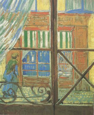 Vincent Van Gogh A Pork-Butcher's Shop Seen from a Window (nn04) oil painting picture